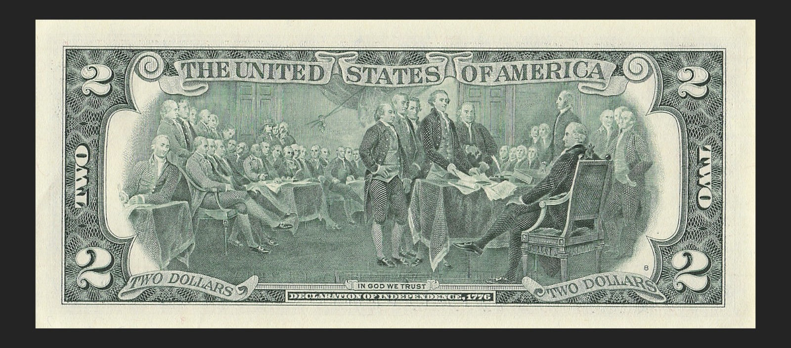 Binary Low Serial Number Star Note Two Dollar Bill H00002220* 2s 0s St Louis