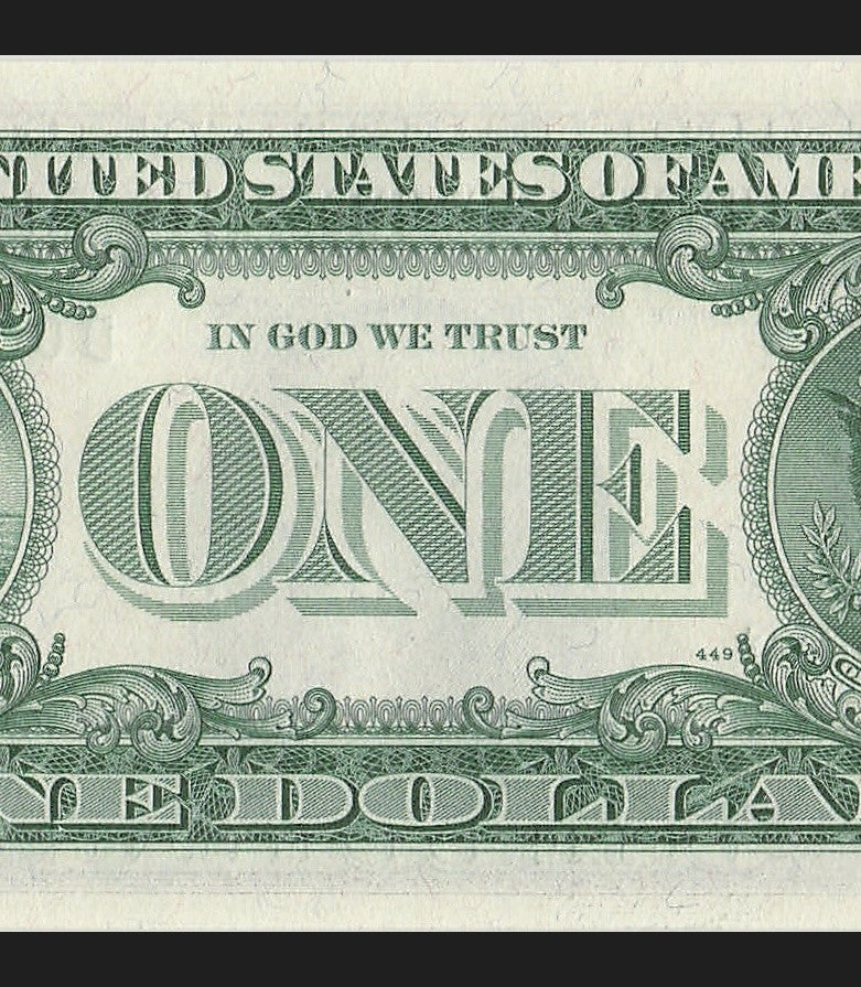 Star Note One Dollar Bill 1963 $1 D* Block Cleveland Run 1 Low Serial Trinary