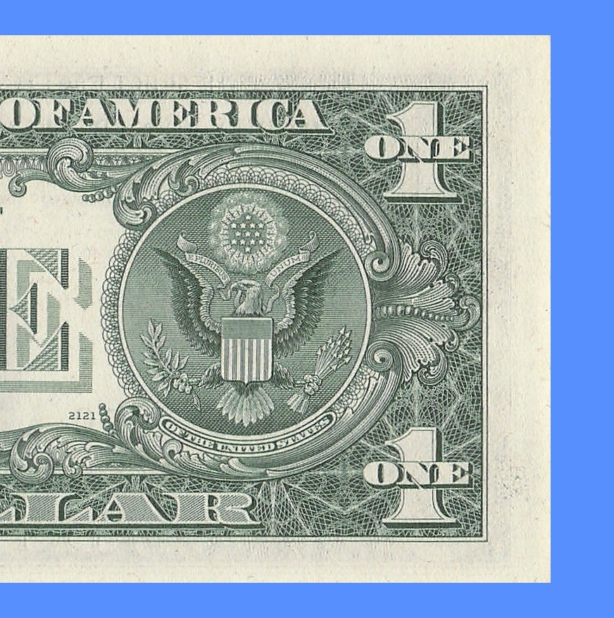 Radar Fancy Serial Number One Dollar Bill 1974 St Louis Trinary 2s 5s 6s HC