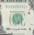 Star Note One Dollar Bill 1963 $1 D* Block Cleveland Run 1 Low Serial Trinary