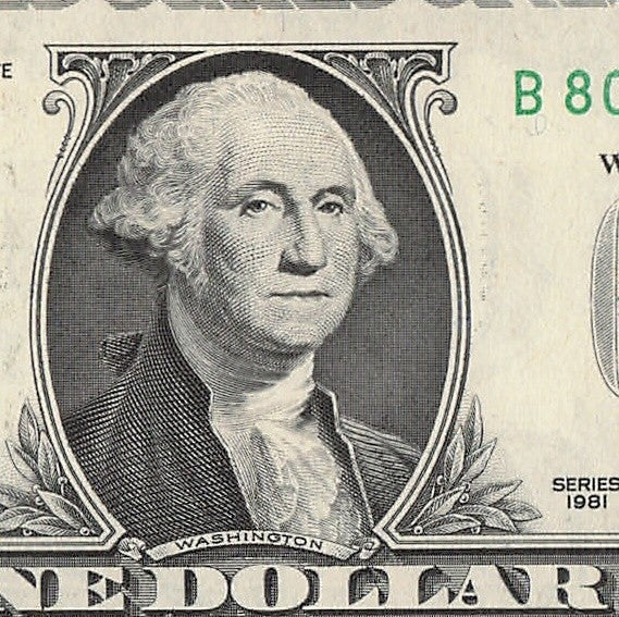 Repeater Fancy Serial Number One Dollar Bill 1981 0s 2s 6s 8s BI
