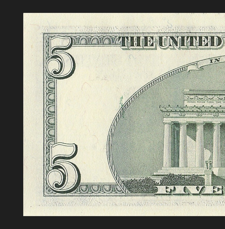 Star Note Five Dollar Bill 2001 $5 CL* San Francisco Run 2 UNC 1.92 Million