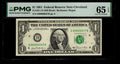 Low Serial Number 47 Fancy Serial Number One Dollar Bill PMG D00000047B