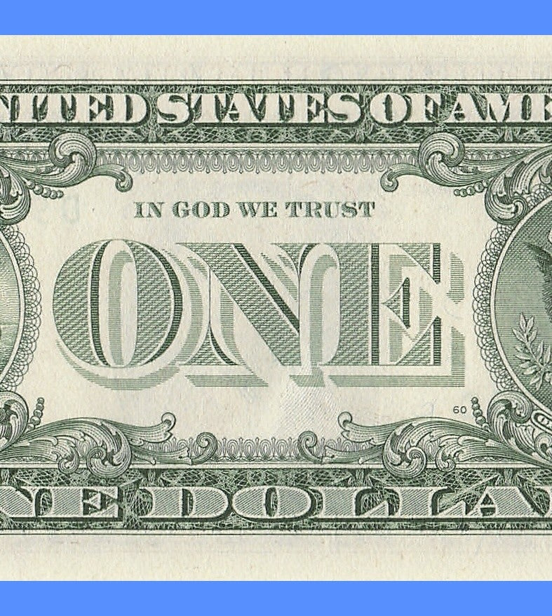 Repeater Fancy Serial Number One Dollar Bill 1985 2s 4s 6s 9s DC Block