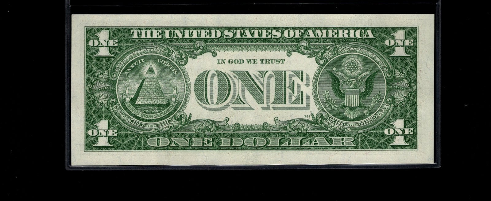 Trinary Silver Certificate One Dollar Bill 1s 7s 8s 1957A UNC