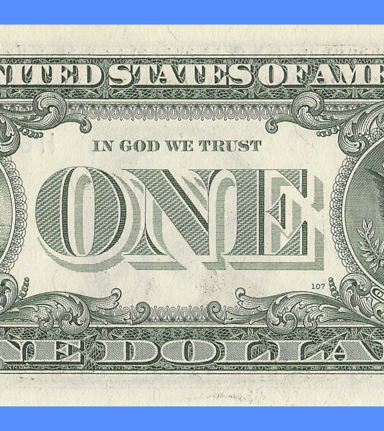 Radar Fancy Serial Number One Dollar Bill 1981 2s 5s 6s  HA