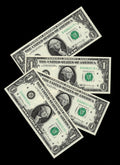 Star Note LOT One Dollar Bills 1969B D* Block Cleveland $1 Run 1 SEQ RUN of 4