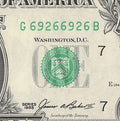 Repeater Fancy Serial Number One Dollar Bill 1985 2s 6s 9s GB Block Trinary