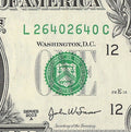 Repeater Fancy Serial Number One Dollar Bill 2s 4s 6s 0s 2003A LA Block