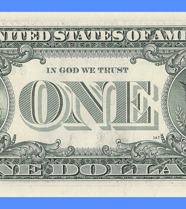 Radar Fancy Serial Number One Dollar Bill 2s 6s 7s 1988A BL Block Trinary