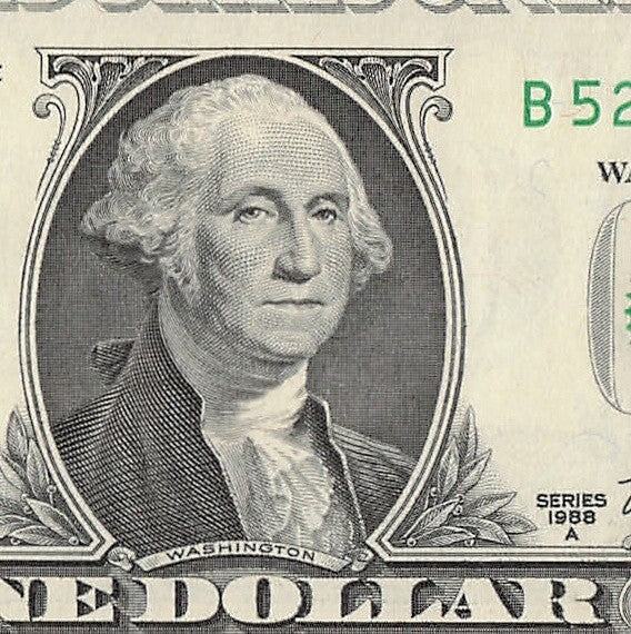 Repeater Fancy Serial Number One Dollar Bill 2s 5s 6s 1988A BD Block Trinary