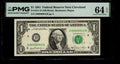 Low Serial Number 41 Fancy Serial Number One Dollar Bill PMG D00000041B