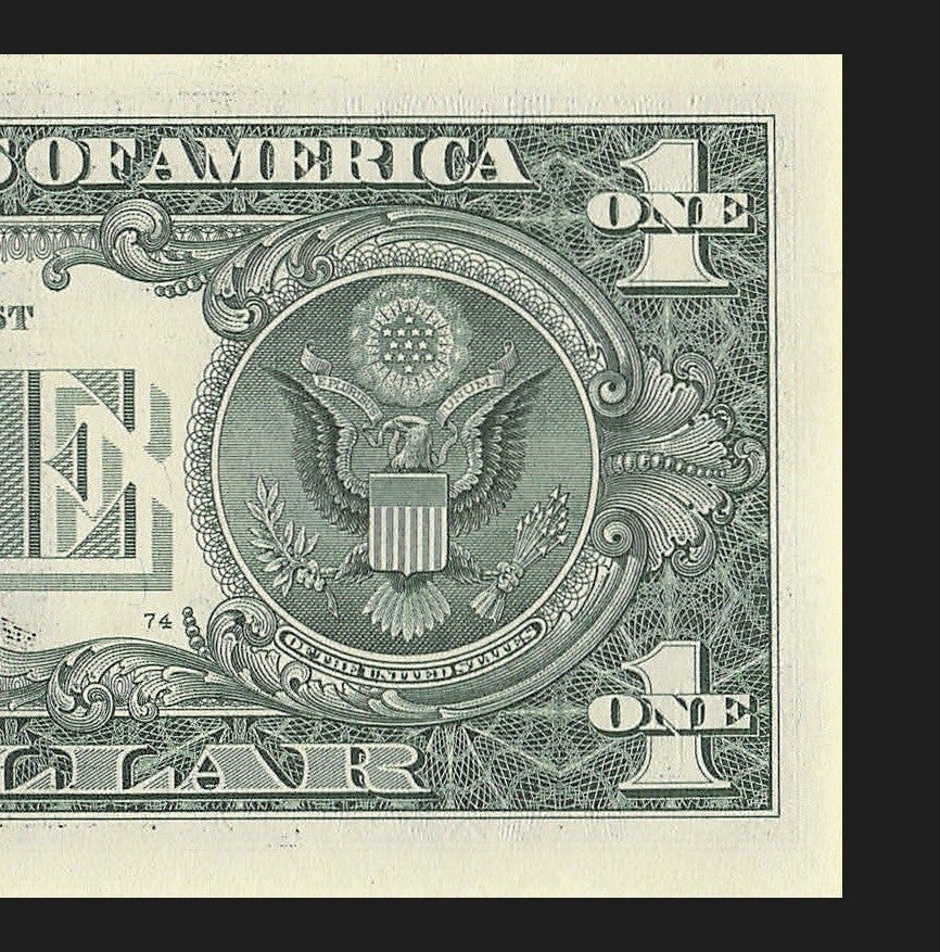 Radar Fancy Serial Number One Dollar Bill 2021 $1 KC Palindrome 3s 8s 9s