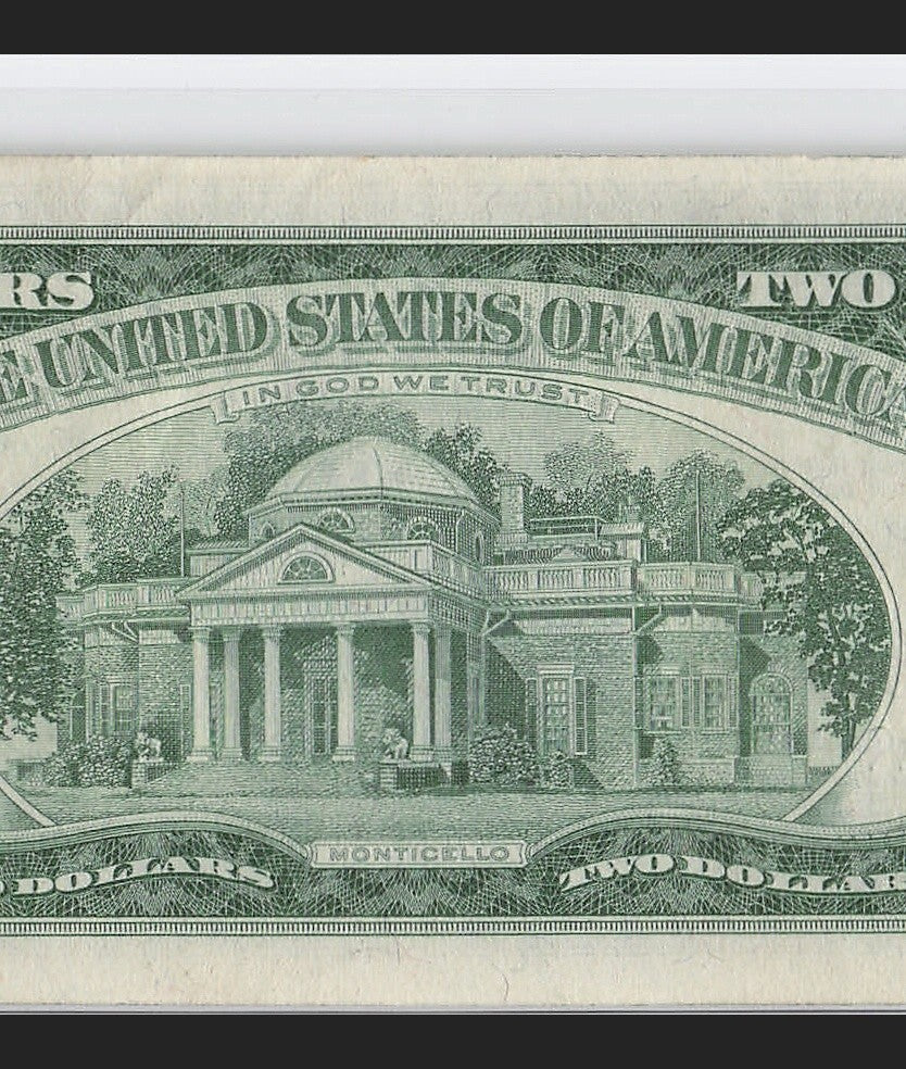 Trinary Fancy Serial Number Two Dollar Red Seal 1963 0s 4s 6s