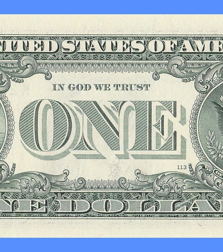 Radar Fancy Serial Number One Dollar Bill 1s 2s 6s 2003A KG Block