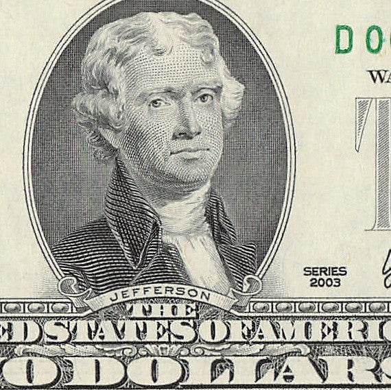 Binary Low Serial Number Star Note Two Dollar Bill D00003000* 3s 0s Cleveland