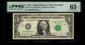Low Serial Number 92 Fancy Serial Number One Dollar Bill PMG D0000092B