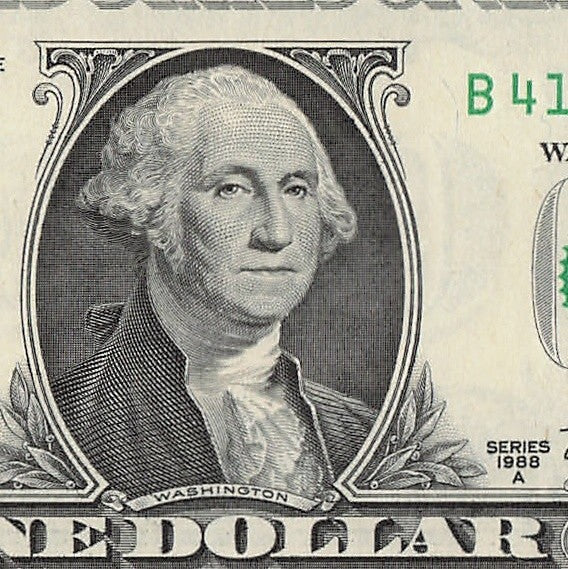 Repeater Fancy Serial Number One Dollar Bill 1s 2s 4s 6s 1988A BC Block