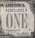 Repeater Fancy Serial Number Funny Back Silver Certificate 1s 2s 6s Trinary