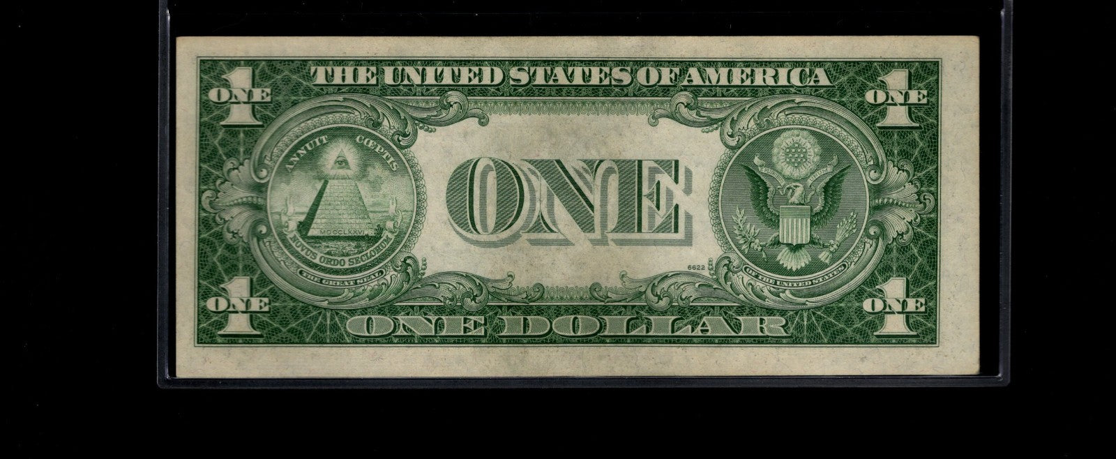 Trinary Silver Certificate One Dollar Bill 6s 7s 8s 1935G UNC NO MOTO