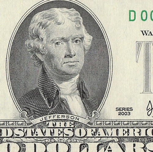 Binary Low Serial Number Star Note Two Dollar Bill D00004440* 4s 0s Cleveland