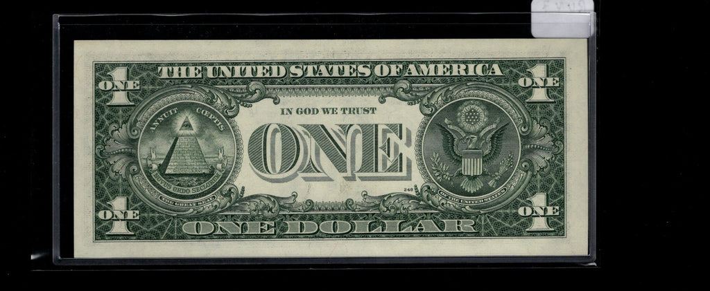 Star Note One Dollar Bill 1981 $1 G* Block Chicago Run 7 UNC