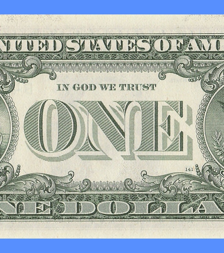 Repeater Fancy Serial Number One Dollar Bill 1985 2s 4s 6s BB Block