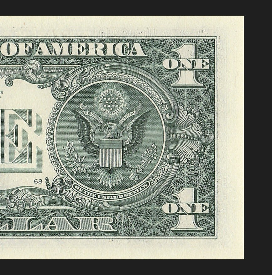 Radar Fancy Serial Number One Dollar Bill 2021 $1 KC Palindrome 5s 6s 7s