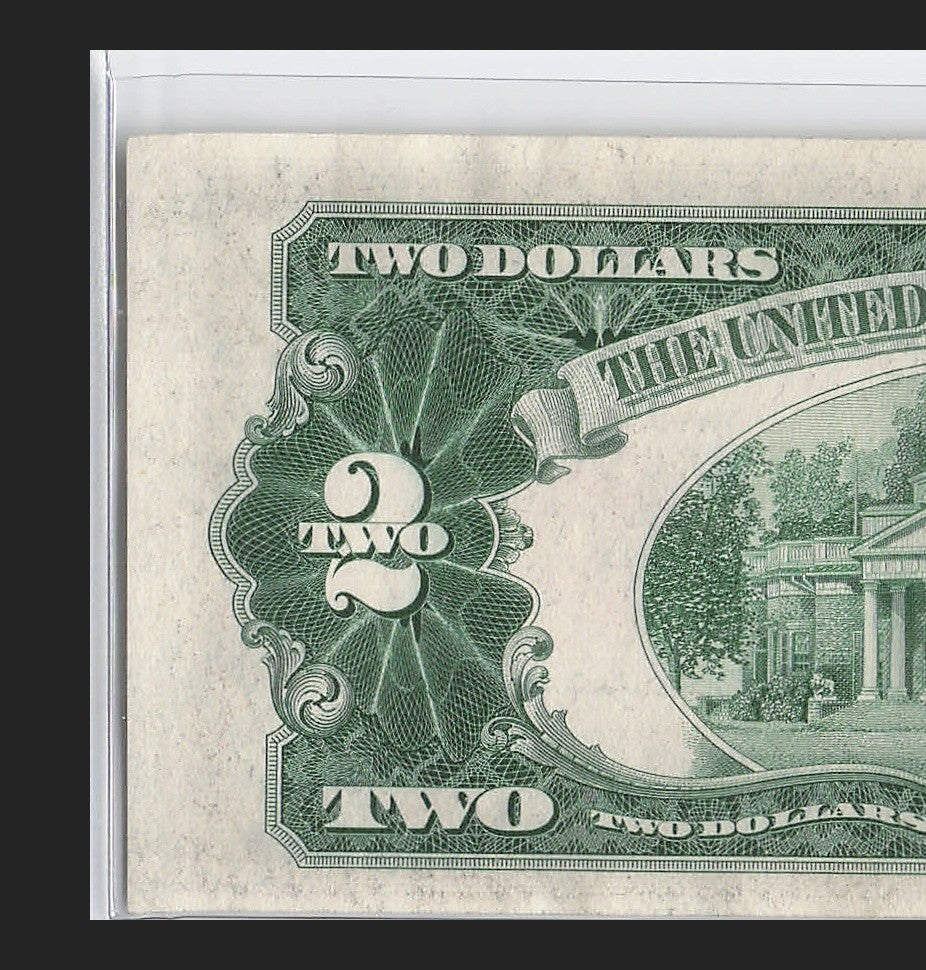 Four in a Row 1s Fancy Serial Number Two Dollar Red Seal 1953C $2 POS 3
