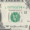 Star Note One Dollar Bill 1977 $1 L* Block Dallas Run 1 D1 UNC