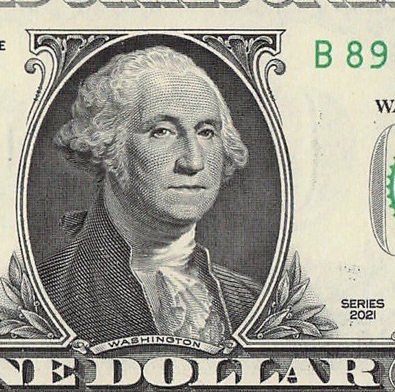 Radar Fancy Serial Number One Dollar Bill 2021 $1 BC Palindrome 0s 8s 9s Flipper