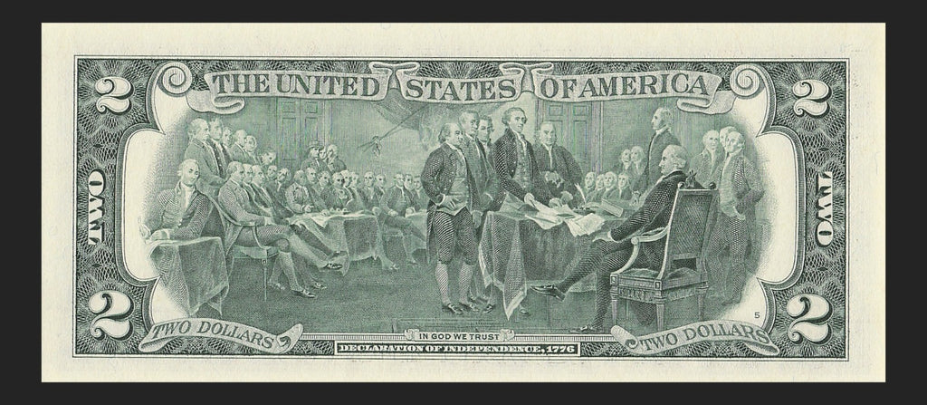 Binary Low Serial Number Star Note Two Dollar Bill H00003303* 3s 0s St Louis