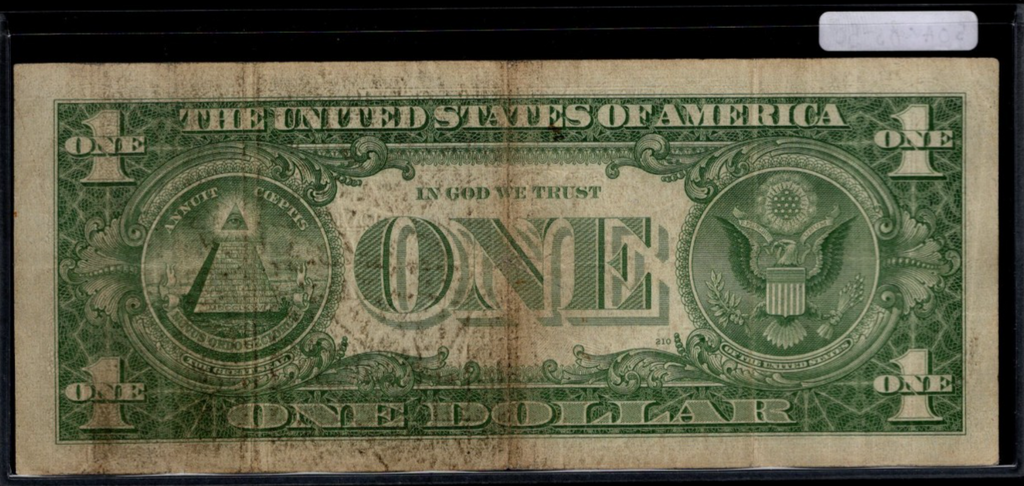 1957 $1 Five of a Kind 8s Fancy Serial Number Star Note Silver Certificate *B