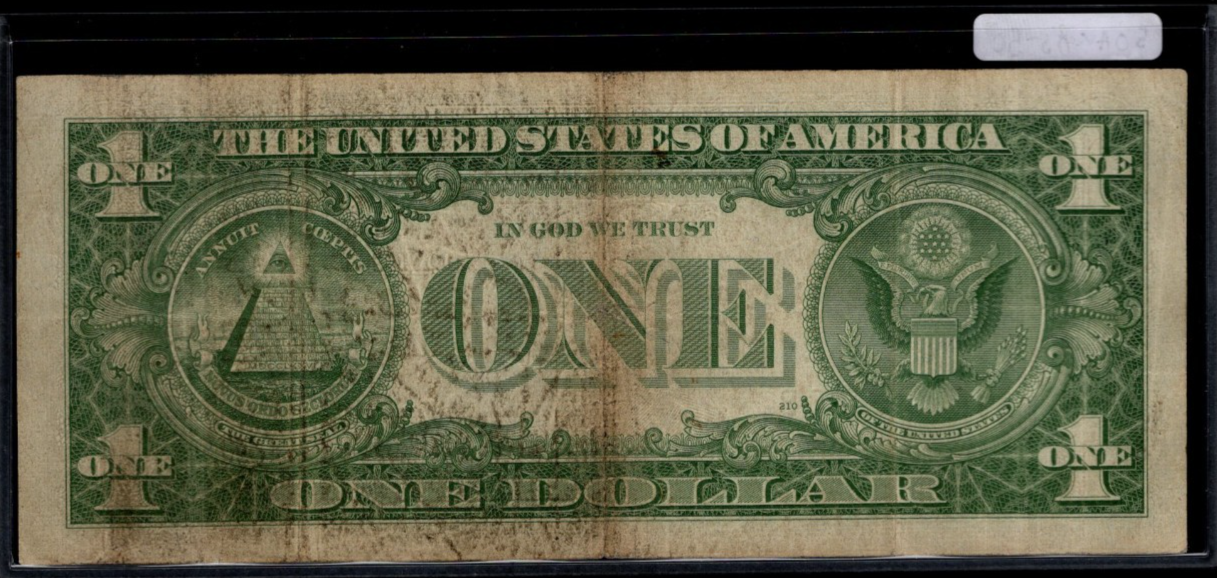 1957 $1 Five of a Kind 8s Fancy Serial Number Star Note Silver Certificate *B