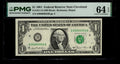 Low Serial Number 53 Fancy Serial Number One Dollar Bill PMG D00000053B