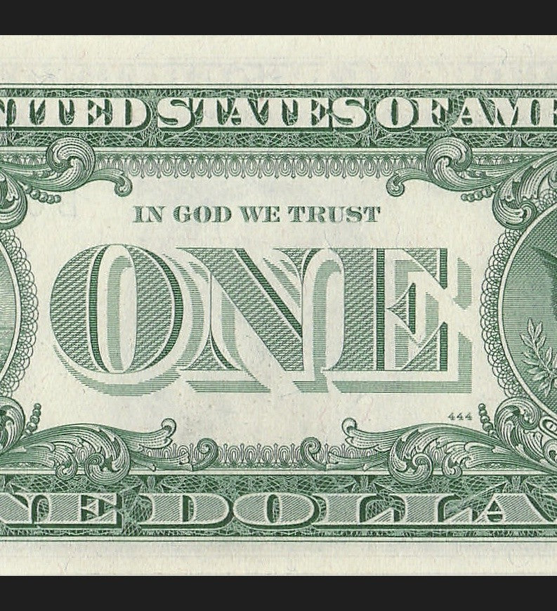 Star Note One Dollar Bill 1963 $1 B* Block New York Run 1 Low Serial Trinary