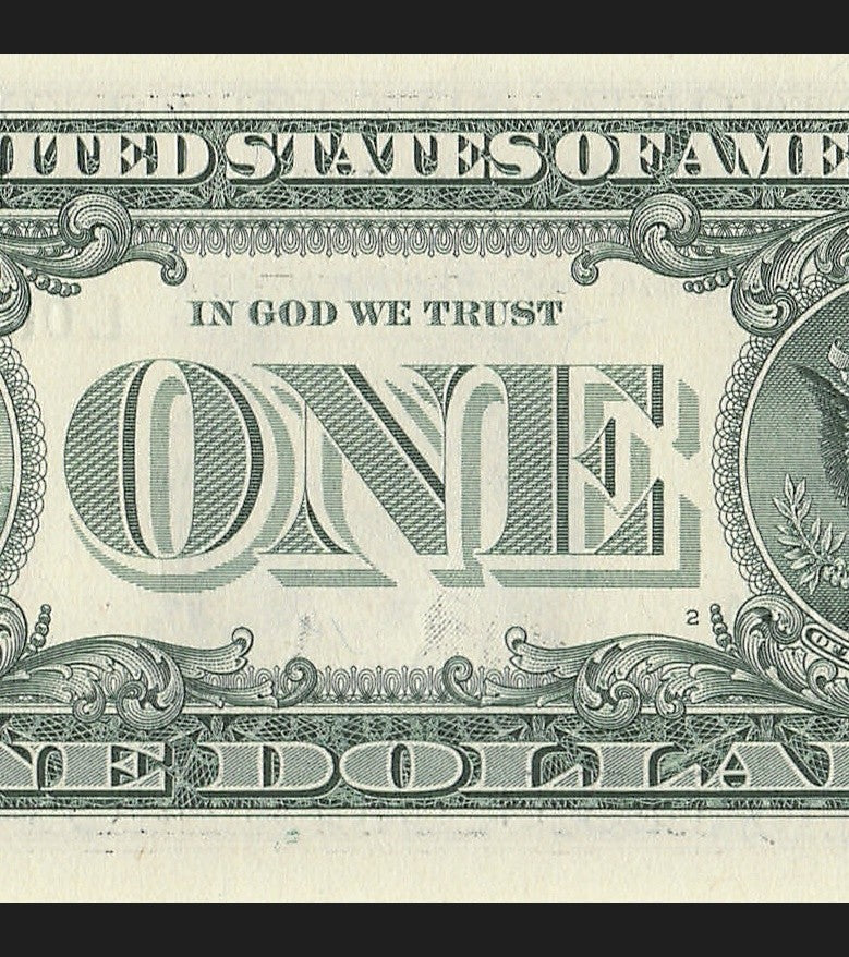 Low Serial Number One Dollar Bill 18 2021 LA Block $1