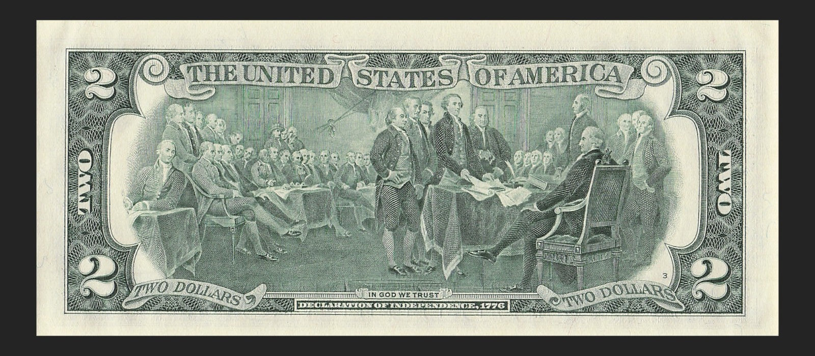 Binary Low Serial Number Star Note Two Dollar Bill H00004404* 4s 0s St Louis