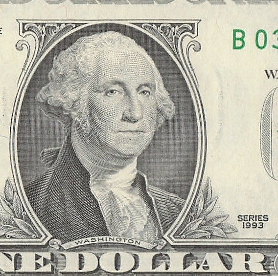 Star Note One Dollar Bill 1993 $1 B* Block New York Run 2 640K Run UNC