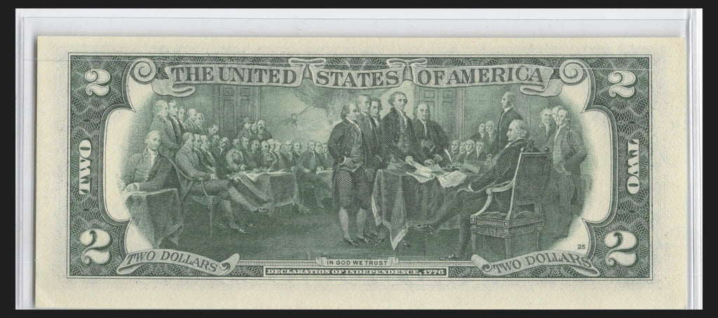 NEW 2021 $2 Flipper Fancy Serial Number Two Dollar Bill 0s 9s 8s Six of a kind