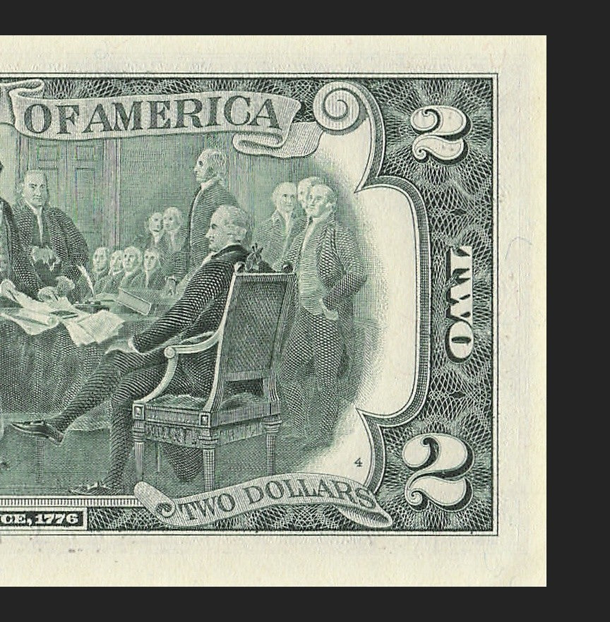 Binary Low Serial Number Star Note Two Dollar Bill C00009009* 9s 0s Philadelphia