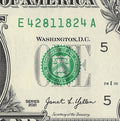 Radar Fancy Serial Number One Dollar Bill 2021 $1 EA Palindrome 4s 2s 8s 1s