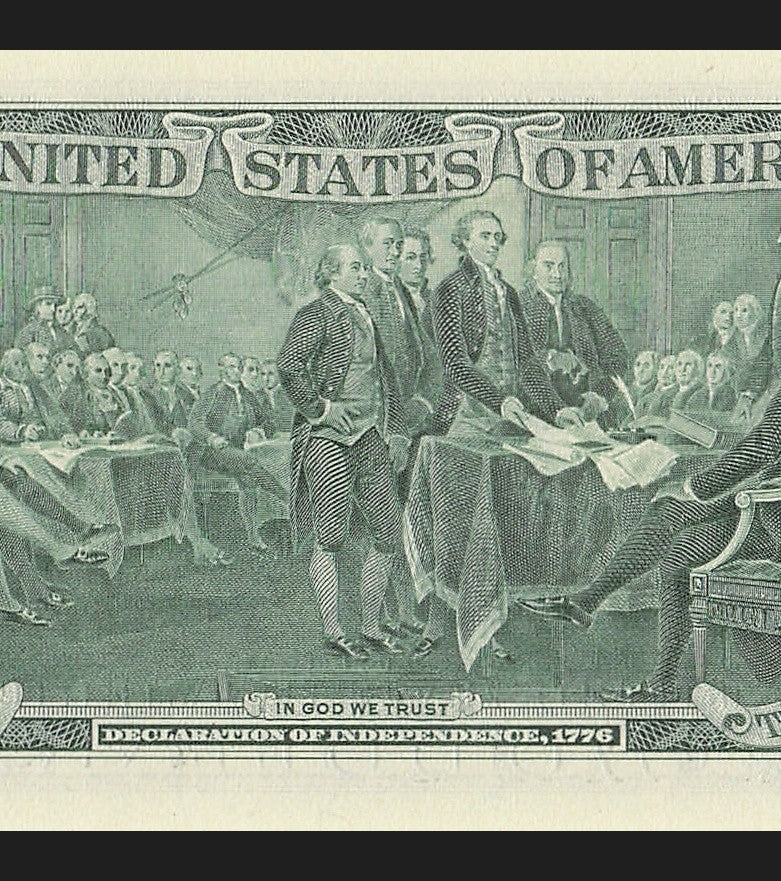 Radar Two Dollar Bill Fancy Serial Number 2017A $2 Palindrome Trinary 0s 1s 4s
