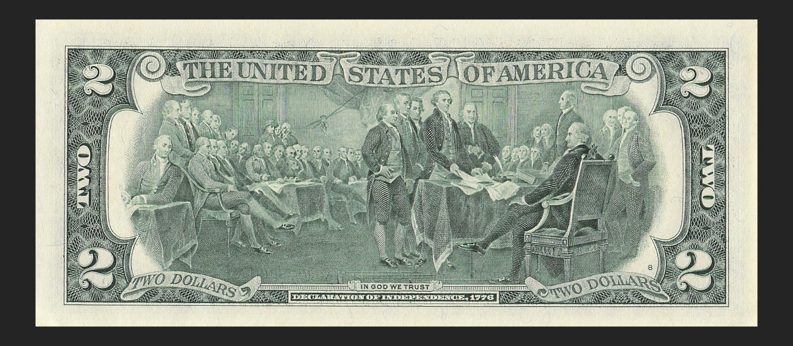 Binary Low Serial Number Star Note Two Dollar Bill A00009909* 9s 0s Boston