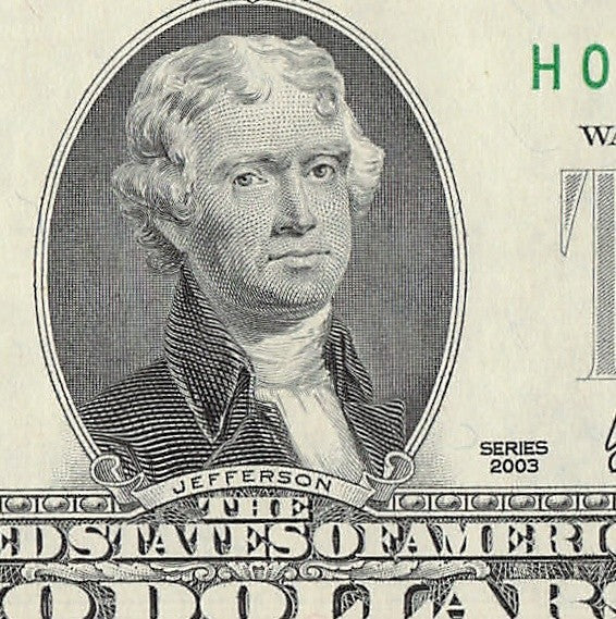 Binary Low Serial Number Star Note Two Dollar Bill H00006006* 6s 0s St Louis