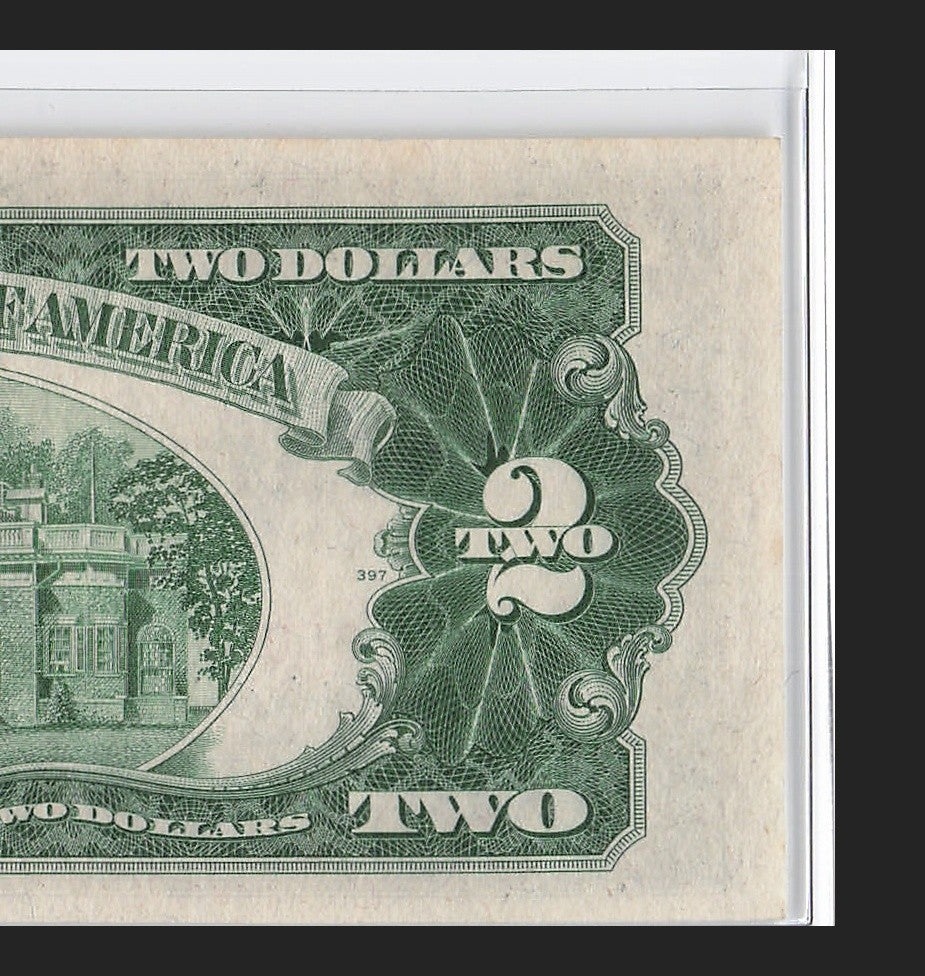 Four in a Row 0s Fancy Serial Number Two Dollar Red Seal 1953A $2 POS 3