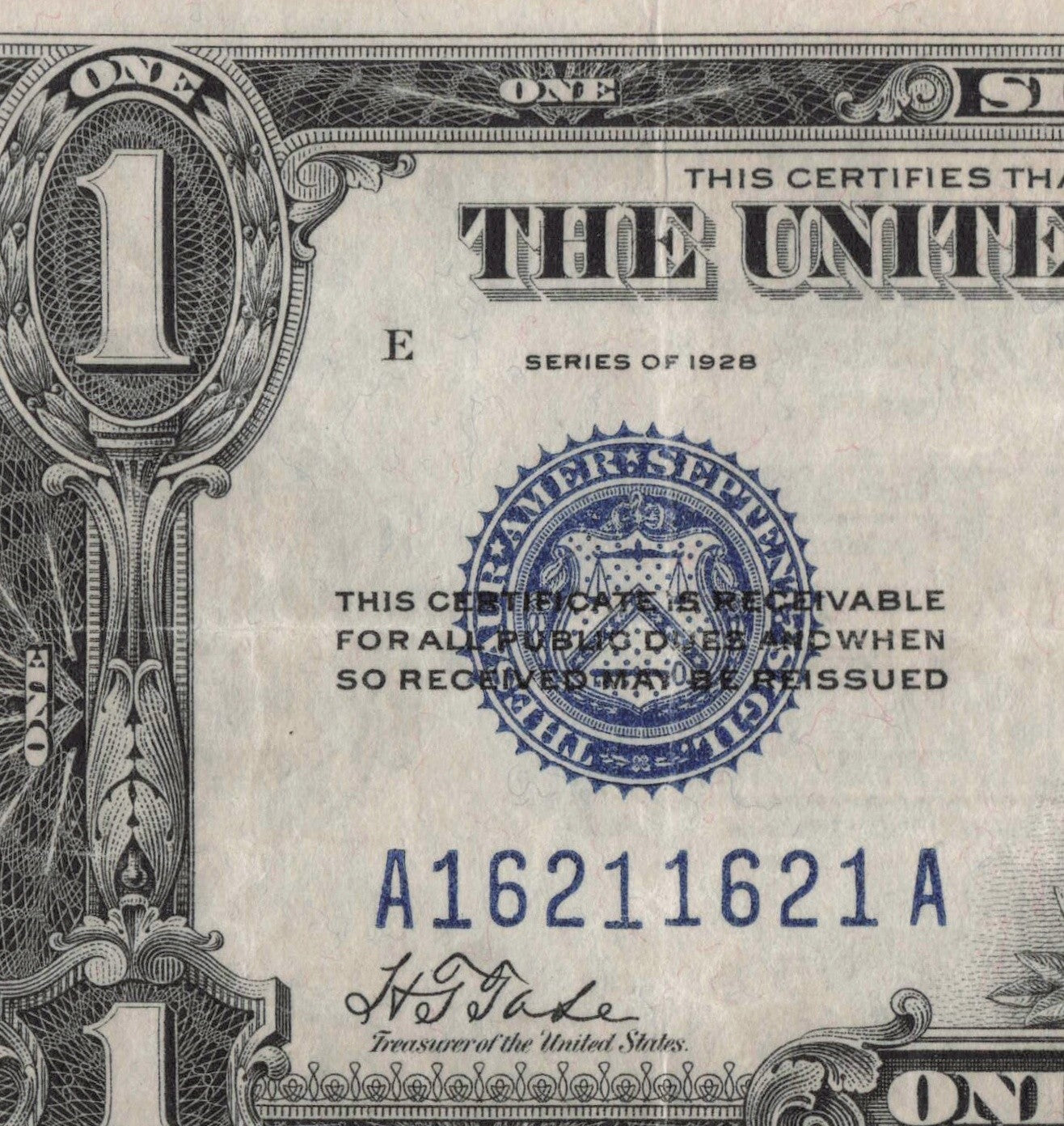 Repeater Fancy Serial Number Funny Back Silver Certificate 1s 2s 6s Trinary