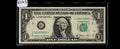 Star Note One Dollar Bill 1981A $1 G* Block Chicago Run 1 UNC