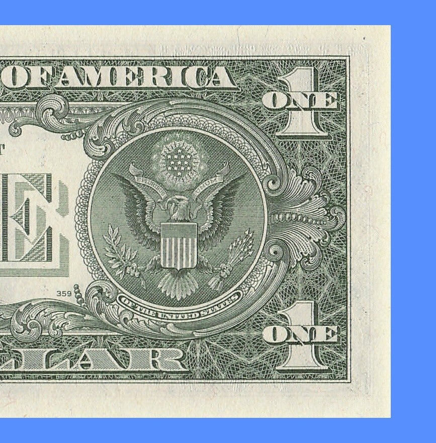 Radar Fancy Serial Number One Dollar Bill 1981 0s 2s 5s 6s  CB