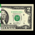 2003 $2 Two Dollar Star Note Lot of 1 UNC Fresh From BEP 3.2 MILLION Run